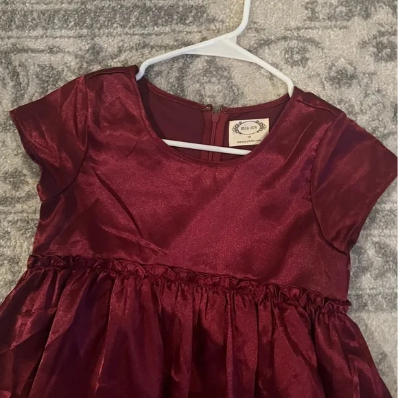 SOLD Joyfolie Lorelei Dress (Burgandy) - Picture 9 of 11